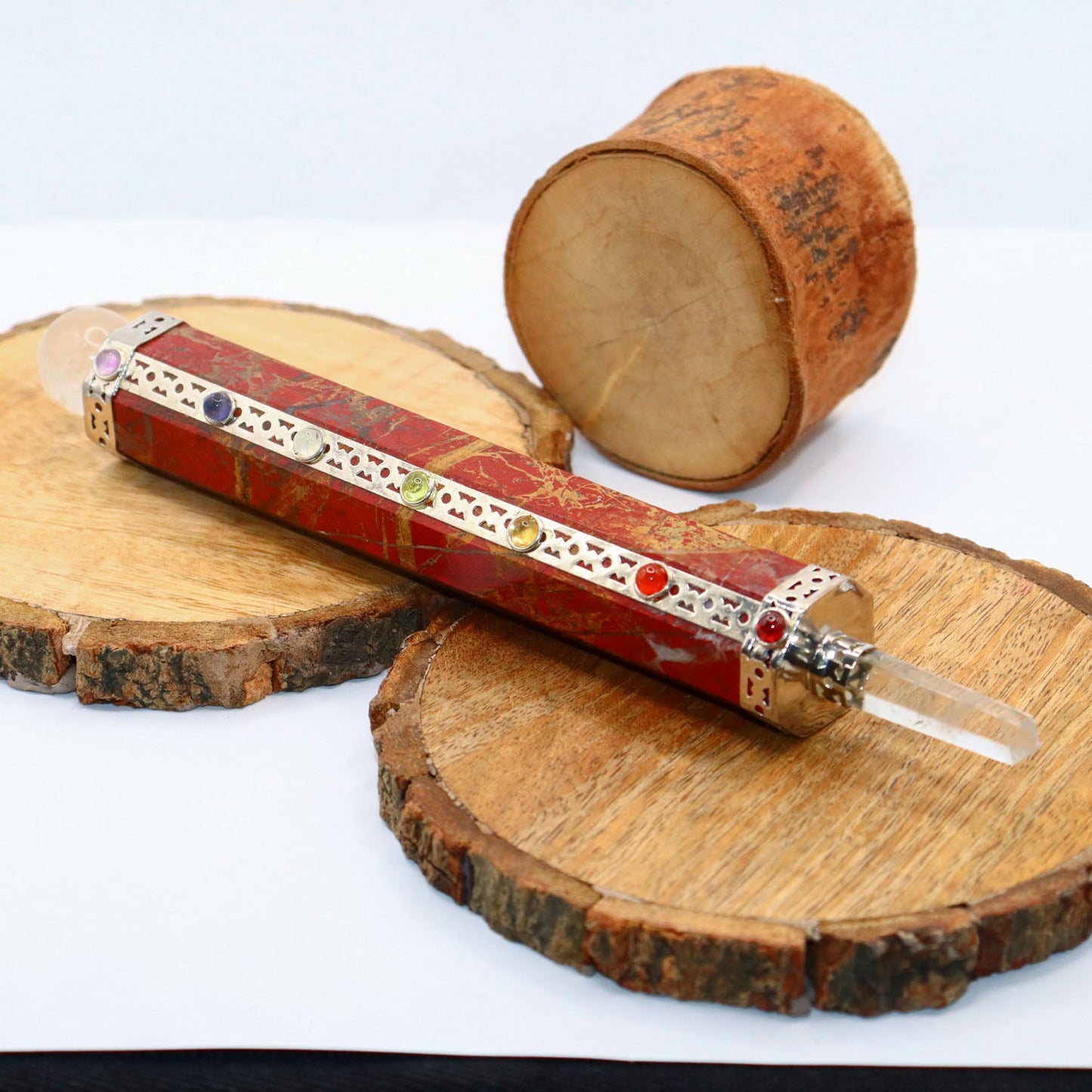 Red Jasper Healing Stick Massage Stick Rock Crystal Healing Stone