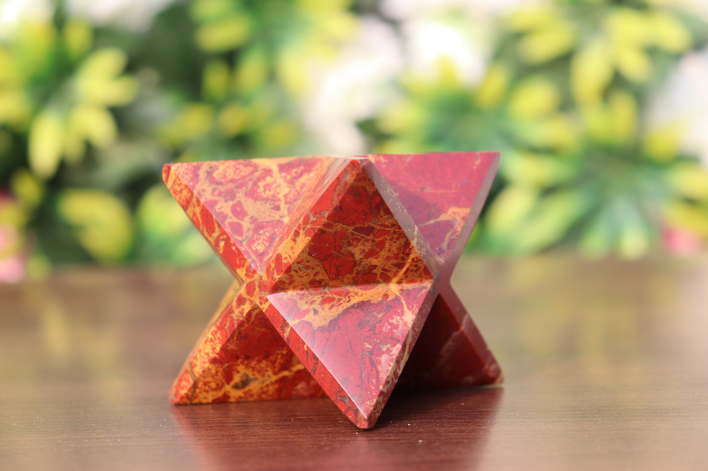 Red Jasper Stone | 70-75mm | Healing Metaphysical Spirit Healing Power Merkaba Star