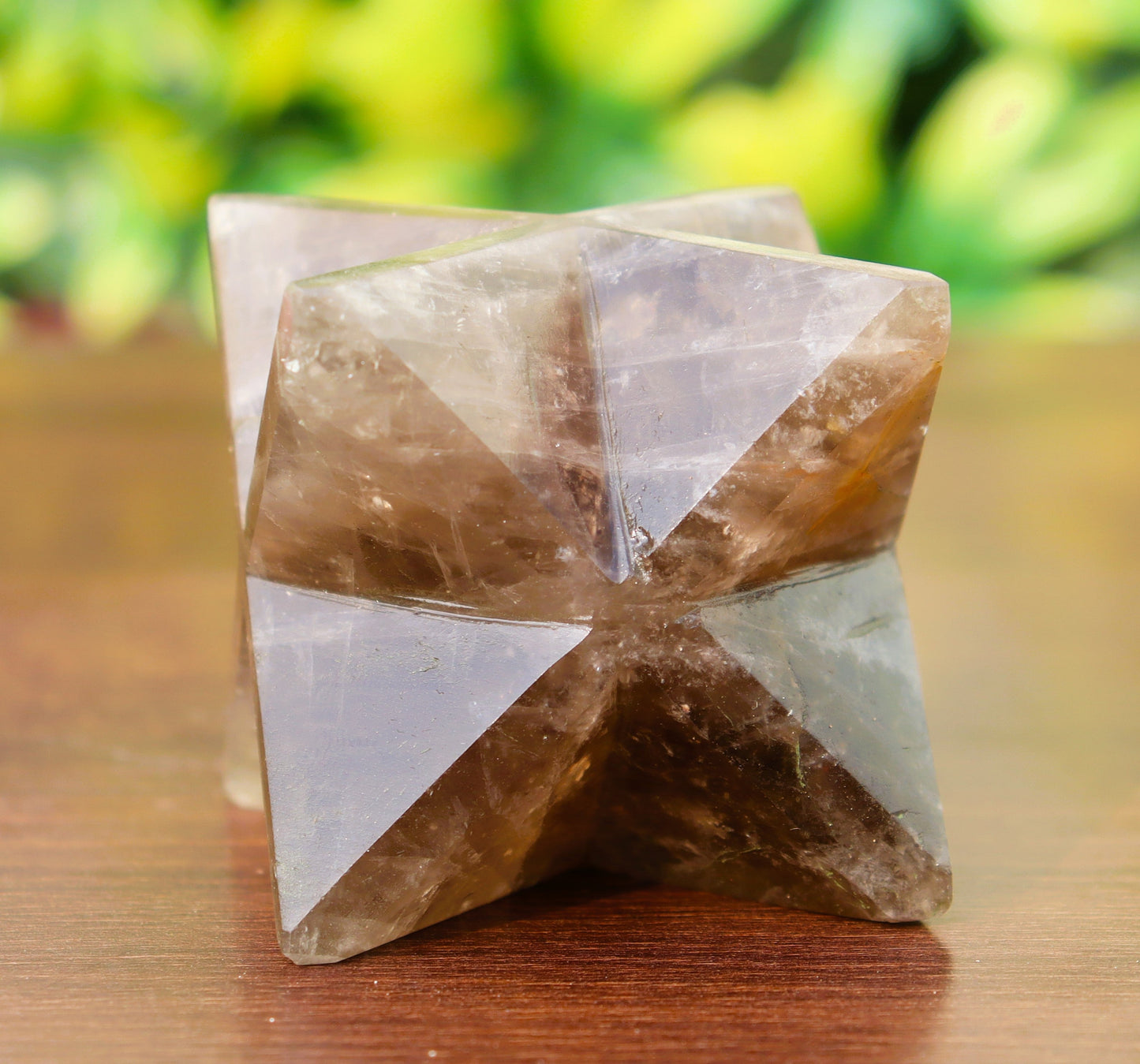 Smokey Quartz Stone | 70-75mm | Healing Metaphysical Spirit Healing Power Merkaba Star