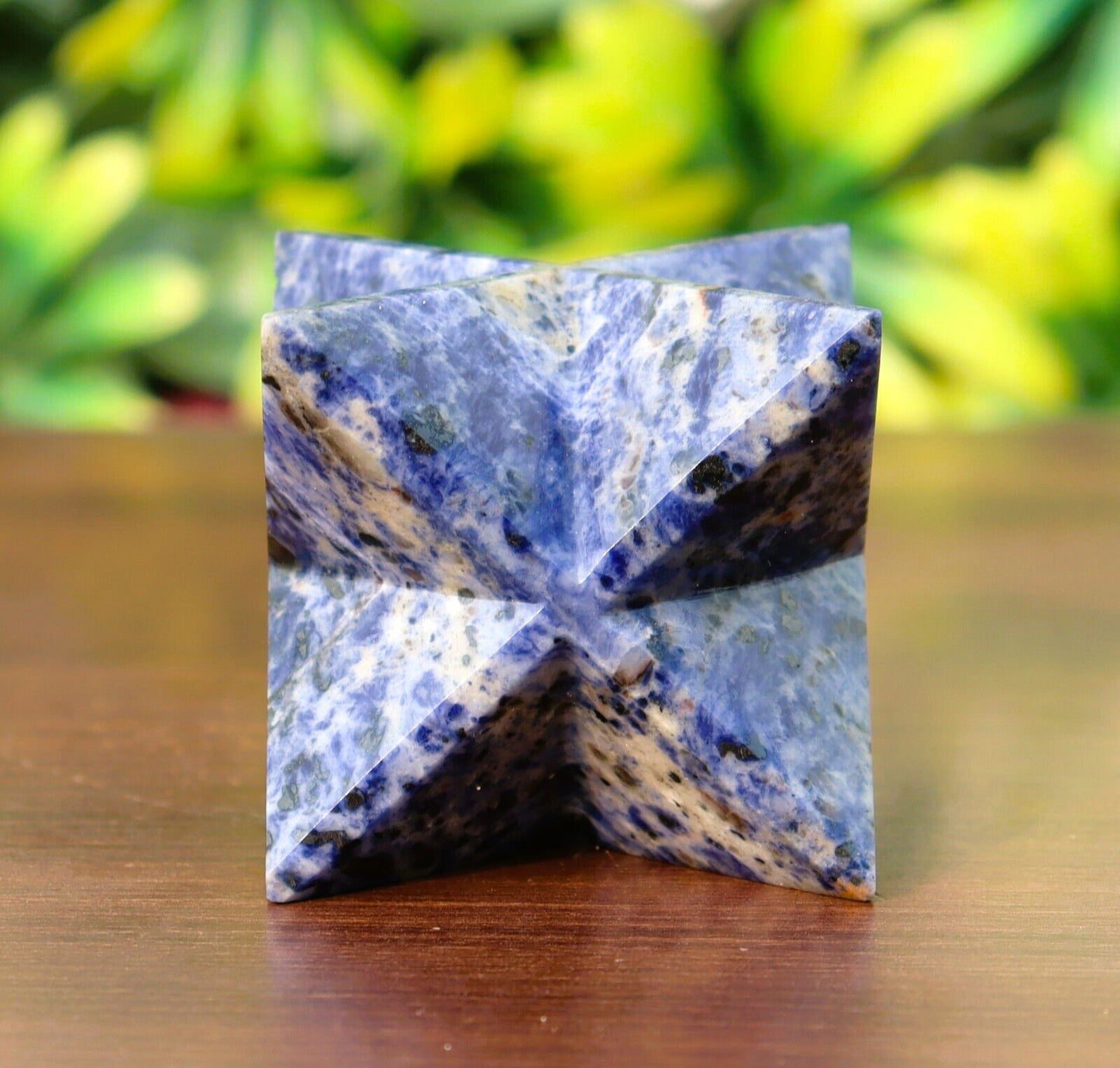 Sodalite Stone | 70-75mm | Healing Metaphysical Spirit Healing Power Merkaba Star