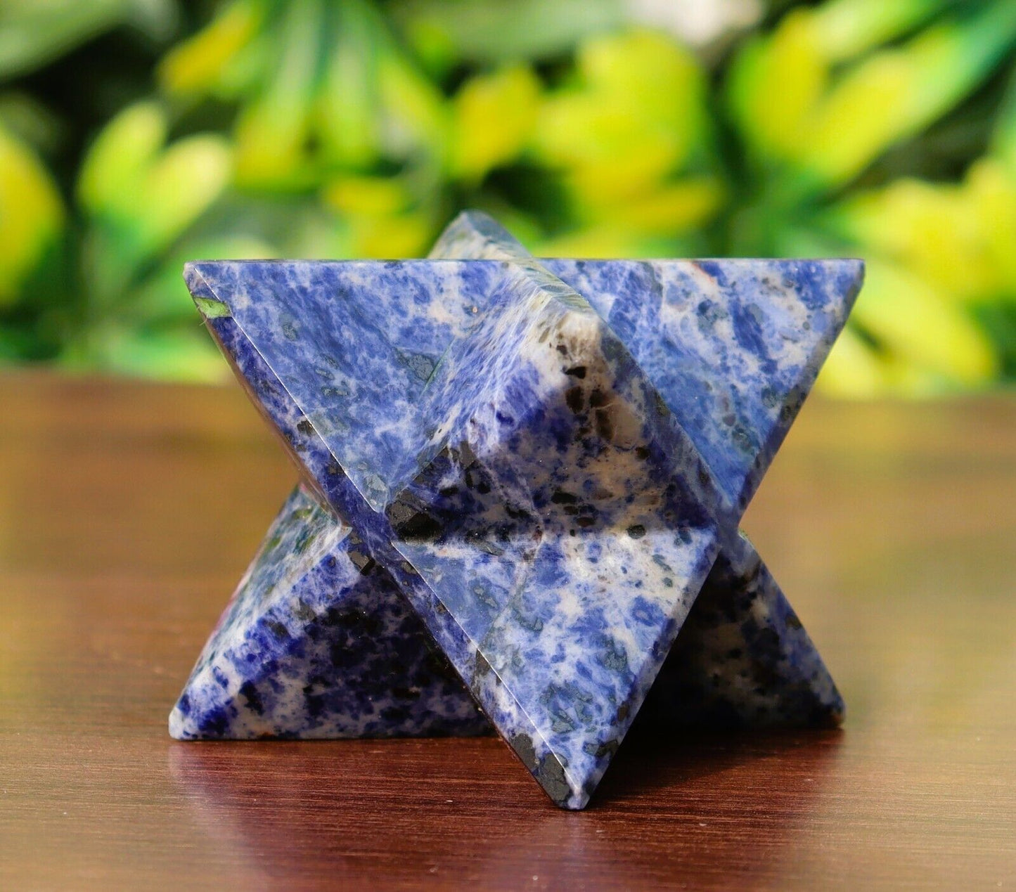 Sodalite Stone | 70-75mm | Healing Metaphysical Spirit Healing Power Merkaba Star