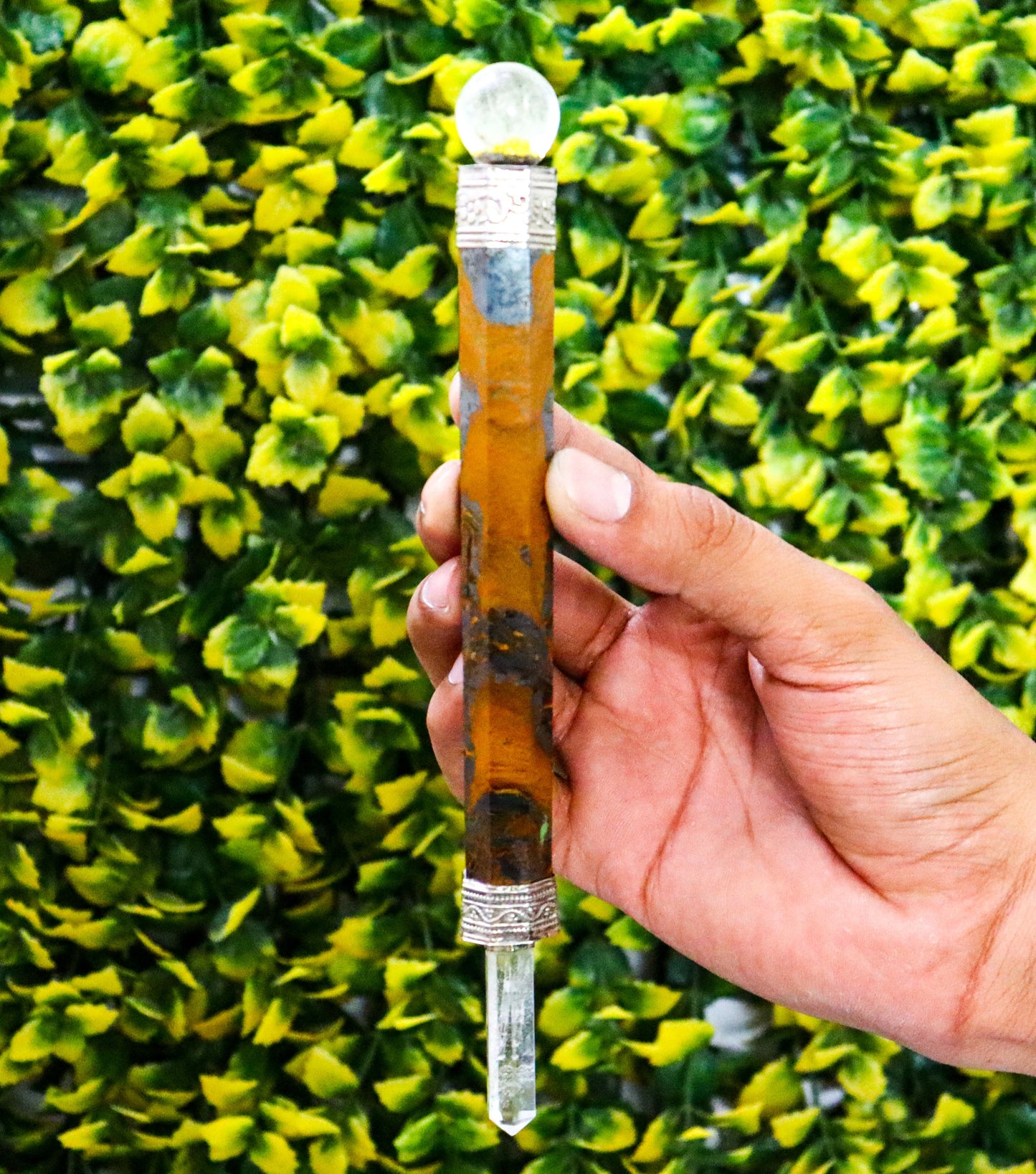 Tiger Eye Seven Chakra Massage Wand Stick