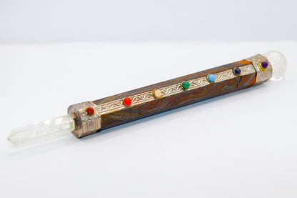 Tiger Eye Seven Chakra Massage Wand Stick