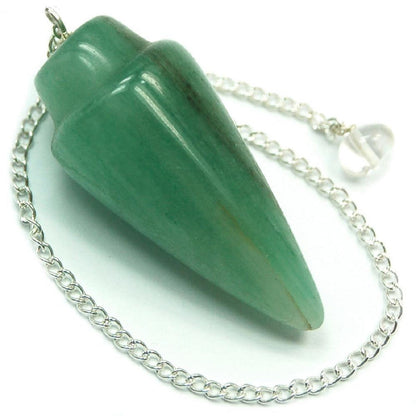 Green Aventurine Cone Shaped Pendulum