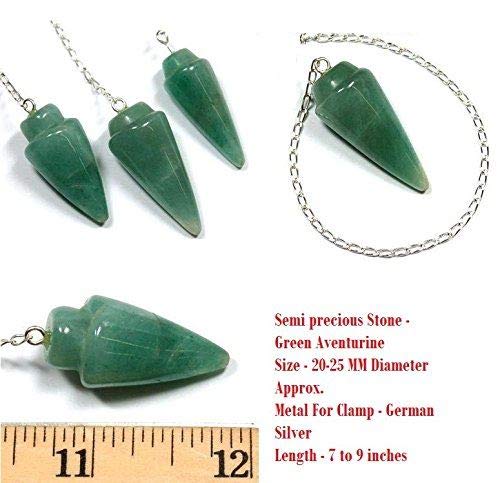 Green Aventurine Cone Shaped Pendulum