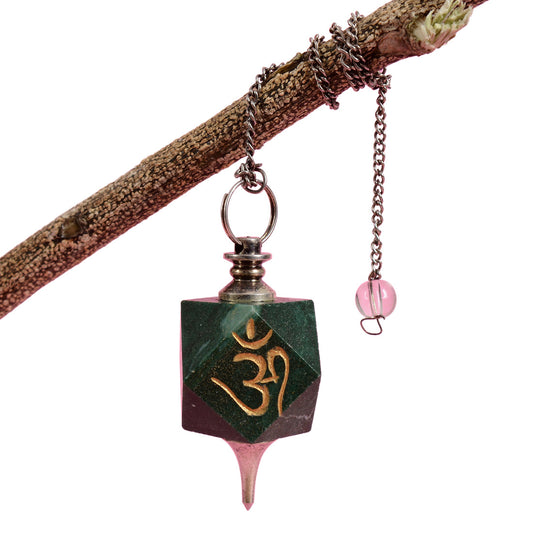 Green Jade Aum Pendulum