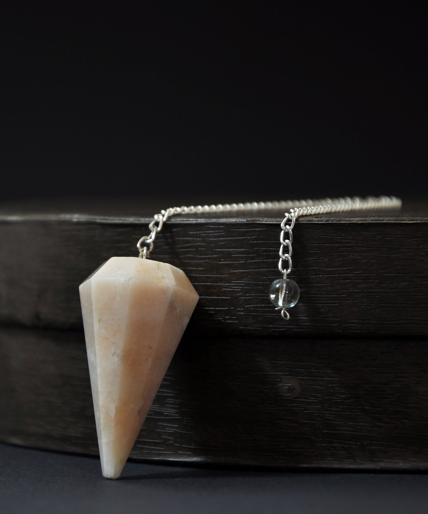 Moonstone Crystal Stone Pendulum Dowser Crystal Pendulum Reiki Healing Crystal