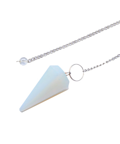 Opalite Crystal Stone Pendulum Dowser Crystal Pendulum Reiki Healing Crystal