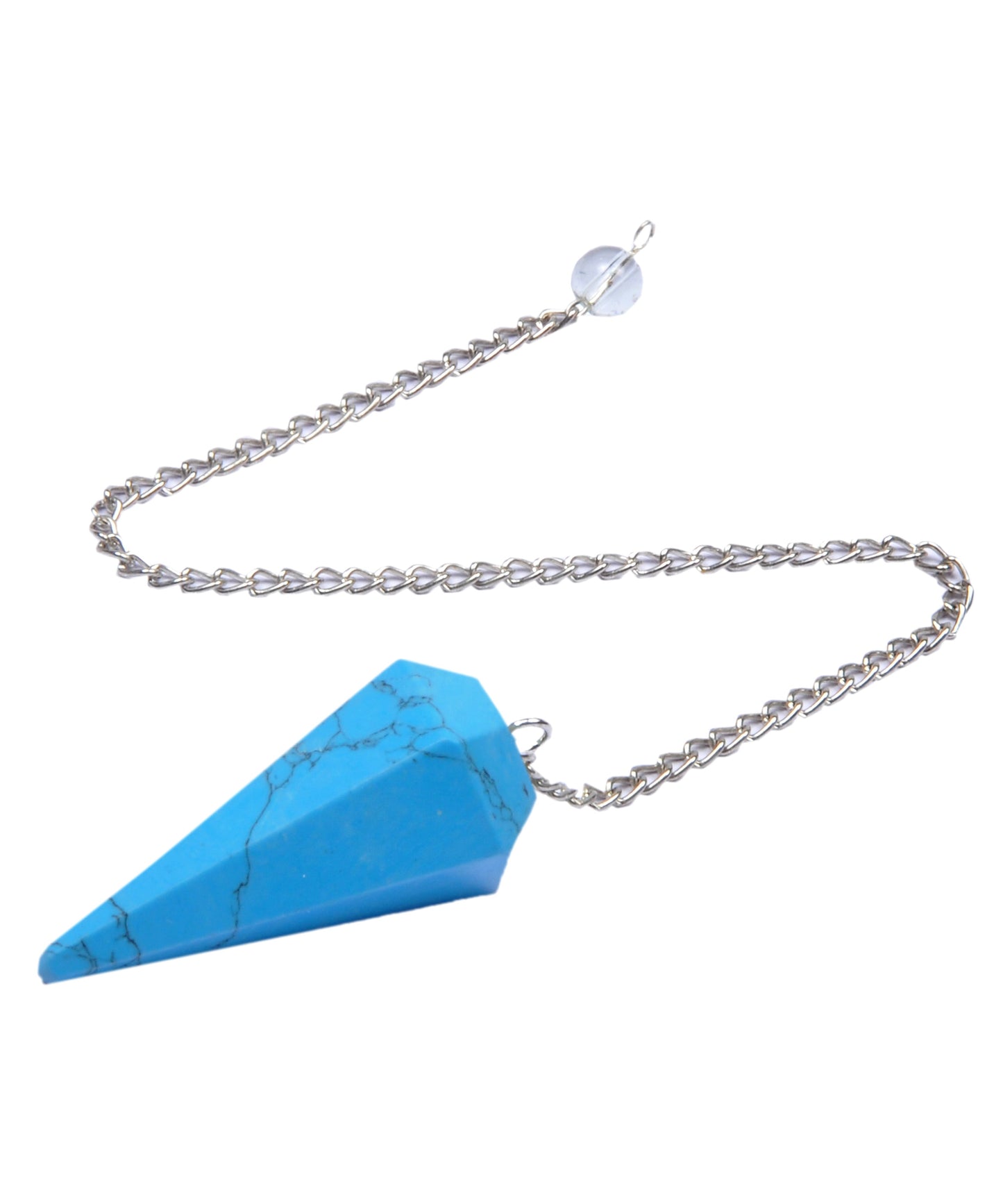 Turquoise Crystal Stone Pendulum Dowser Crystal Pendulum Reiki Healing Crystal