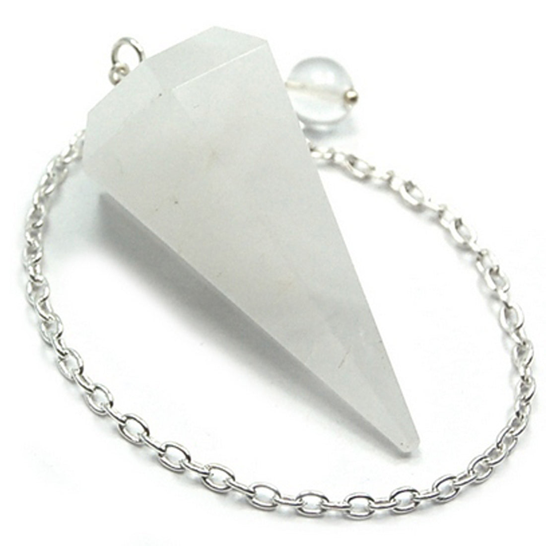 White Aventurine Crystal Stone Pendulum Dowser Crystal Pendulum Reiki Healing Crystal