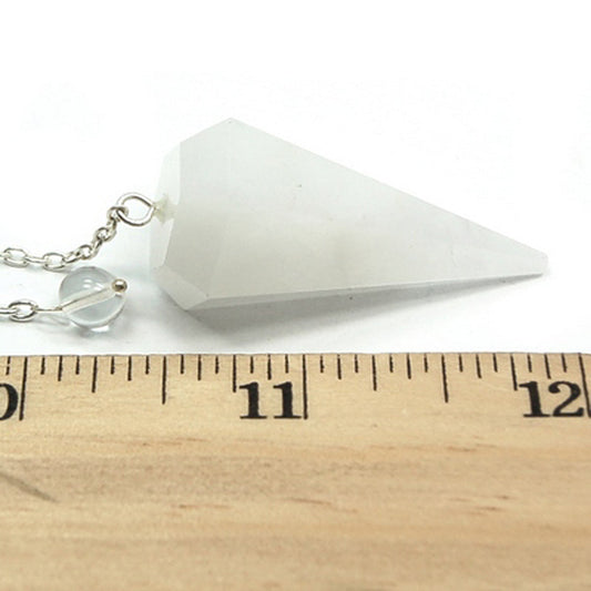 White Aventurine Crystal Stone Pendulum Dowser Crystal Pendulum Reiki Healing Crystal