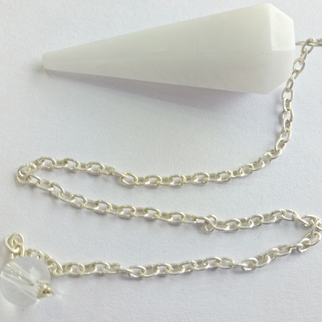 White Aventurine Crystal Stone Pendulum Dowser Crystal Pendulum Reiki Healing Crystal