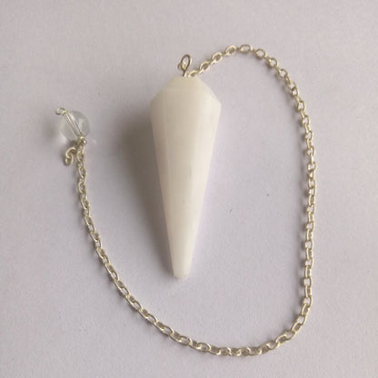 White Aventurine Crystal Stone Pendulum Dowser Crystal Pendulum Reiki Healing Crystal