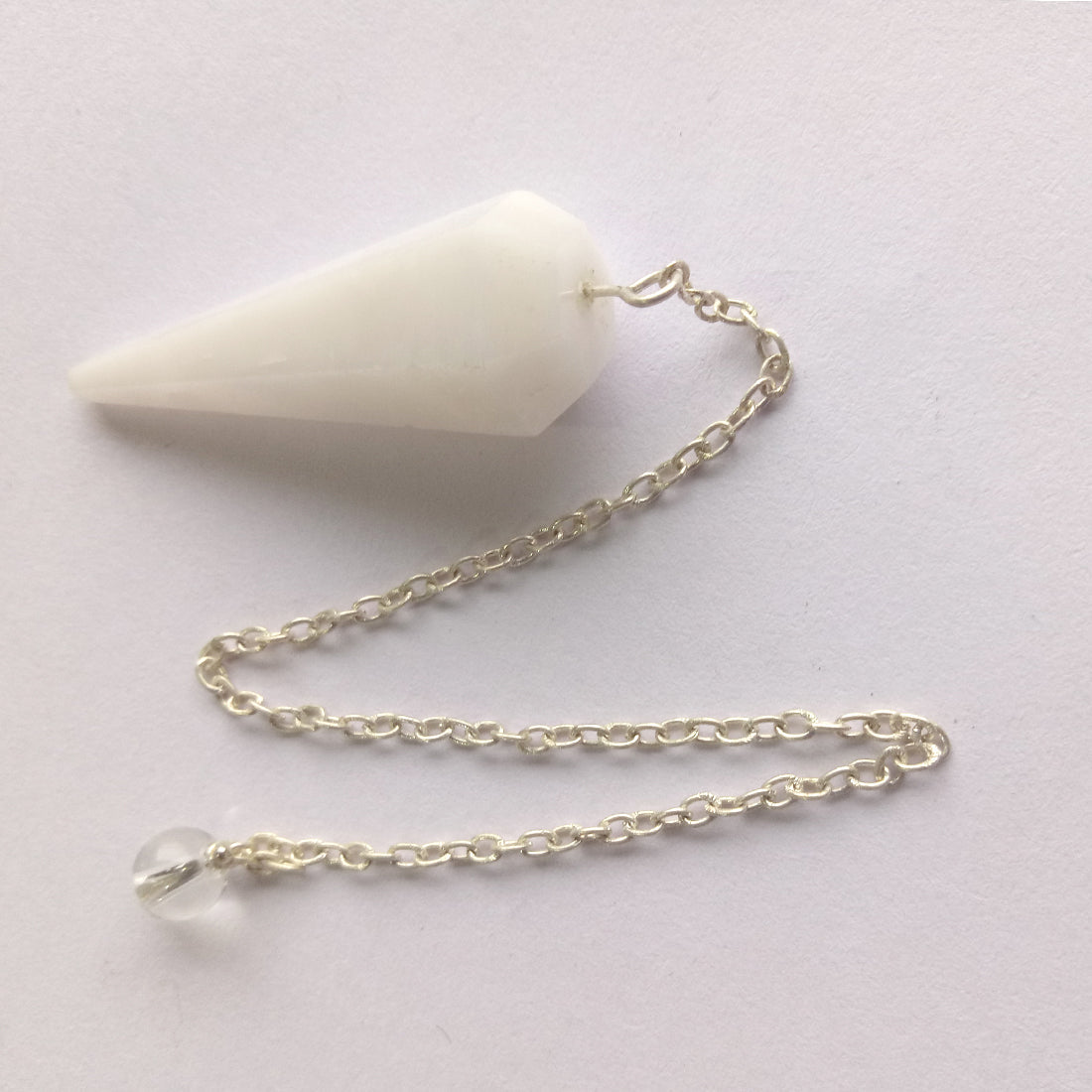 White Aventurine Crystal Stone Pendulum Dowser Crystal Pendulum Reiki Healing Crystal