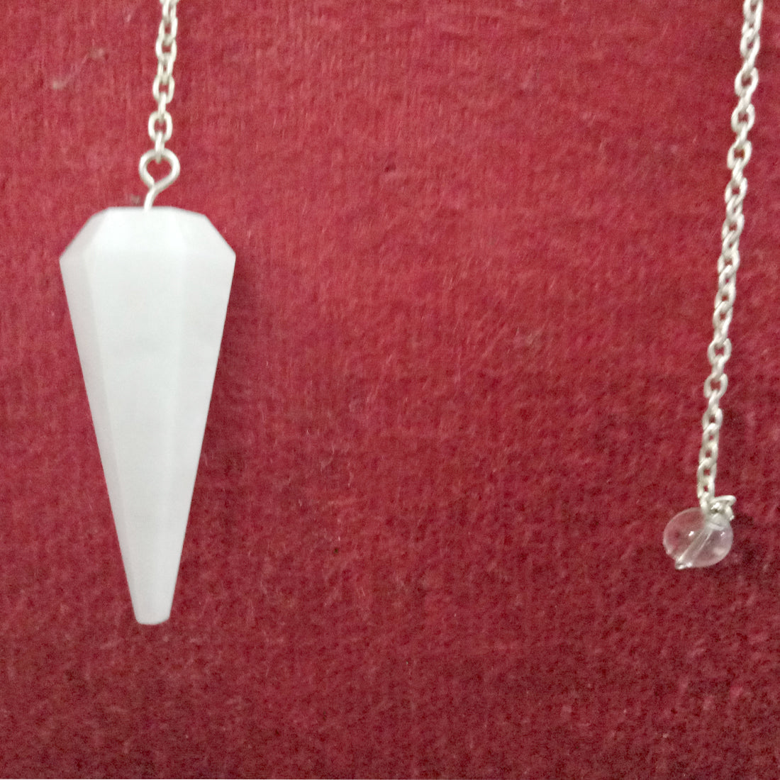 White Aventurine Crystal Stone Pendulum Dowser Crystal Pendulum Reiki Healing Crystal