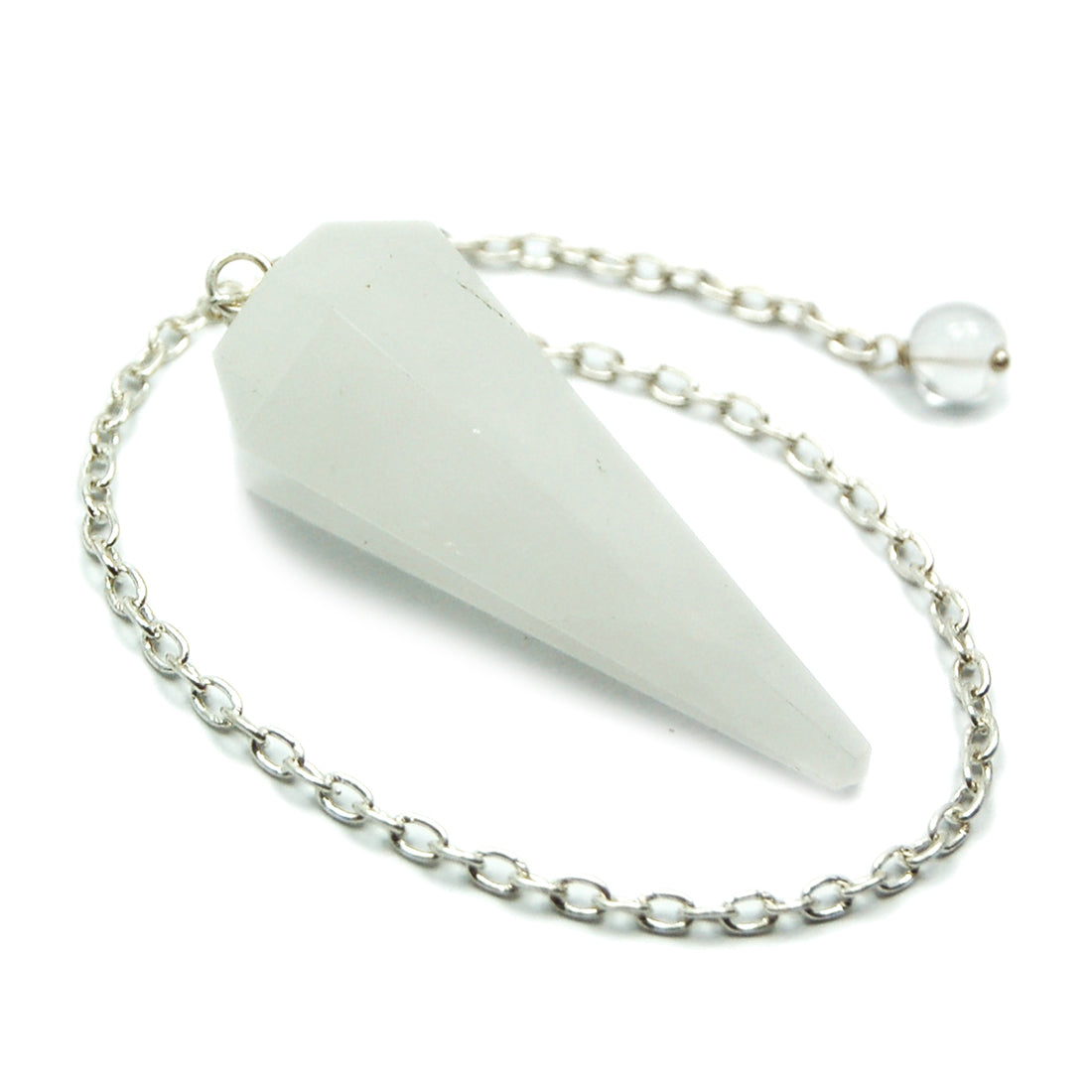 White Aventurine Crystal Stone Pendulum Dowser Crystal Pendulum Reiki Healing Crystal