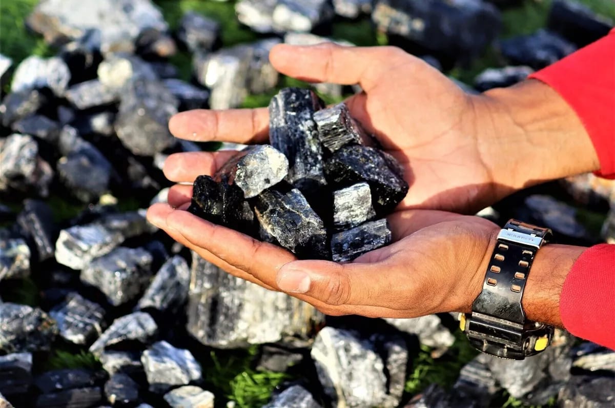 Raw Black Tourmaline Natural Black Tourmaline