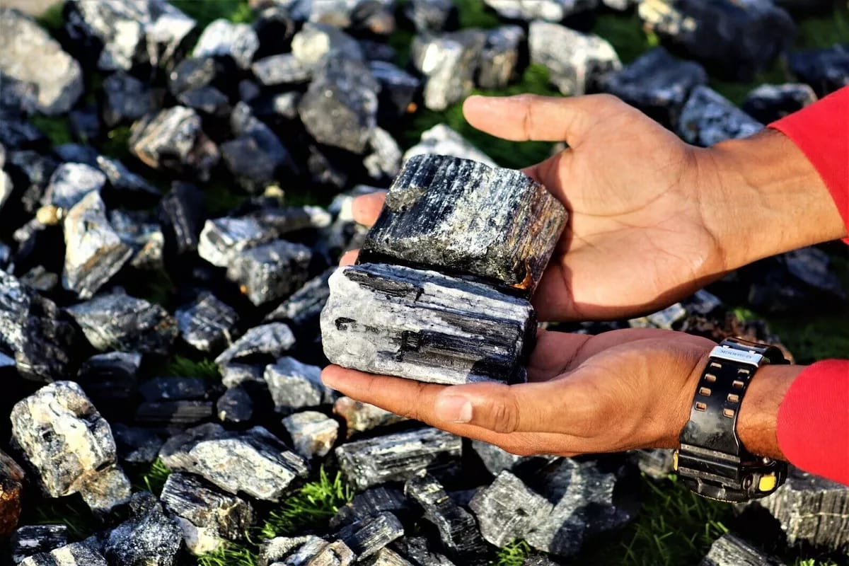 Raw Black Tourmaline Natural Black Tourmaline