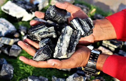 Raw Black Tourmaline Natural Black Tourmaline