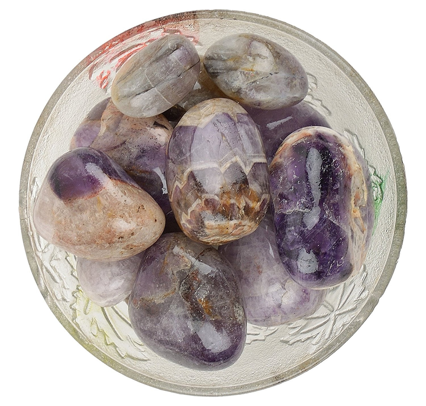 Purple Amethyst Tumbled|100GR |5-6Pc| |2.5-3 cm|Healing Tumbled Stones