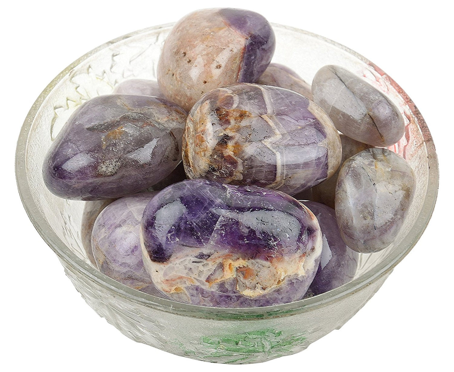 Purple Amethyst Tumbled|100GR |5-6Pc| |2.5-3 cm|Healing Tumbled Stones