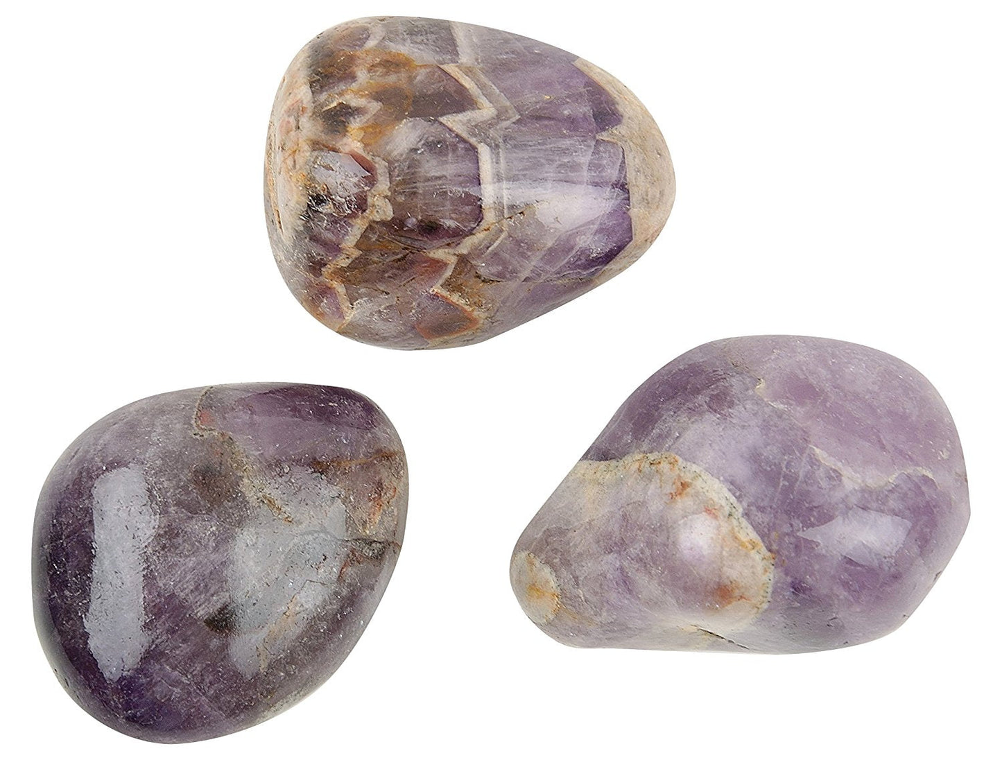 Purple Amethyst Tumbled|100GR |5-6Pc| |2.5-3 cm|Healing Tumbled Stones