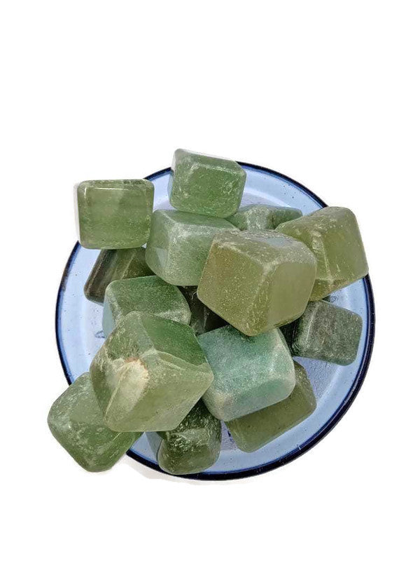 Green Aventurine Tumbled|100GR |5-6Pc| |2.5-3 cm|Healing Tumbled Stones