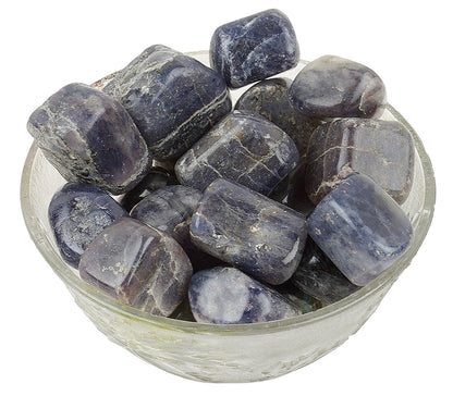 Iolite Tumbled|100GR |5-6Pc| |2.5-3 cm|Healing Tumbled Stones