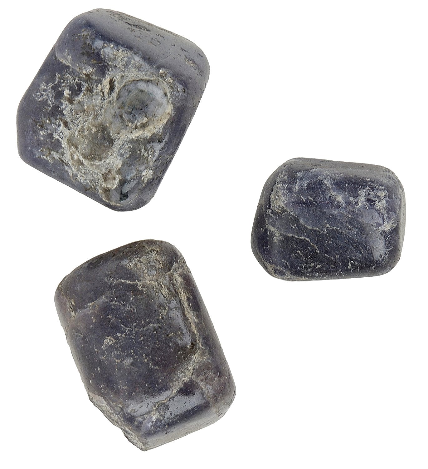 Iolite Tumbled|100GR |5-6Pc| |2.5-3 cm|Healing Tumbled Stones