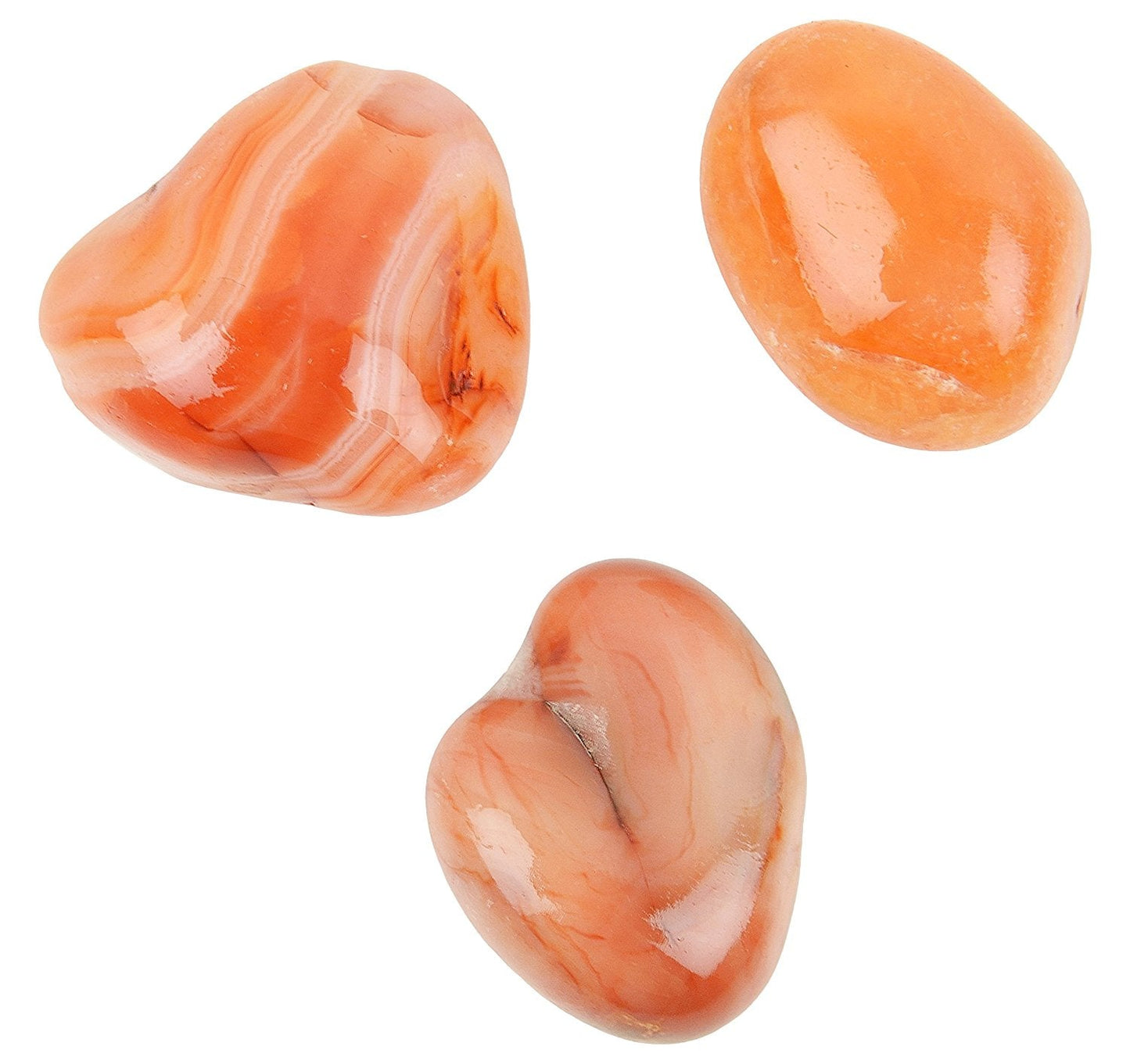 Red Carnelian Tumbled|100GR |5-6Pc| |2.5-3 cm|Healing Tumbled Stones