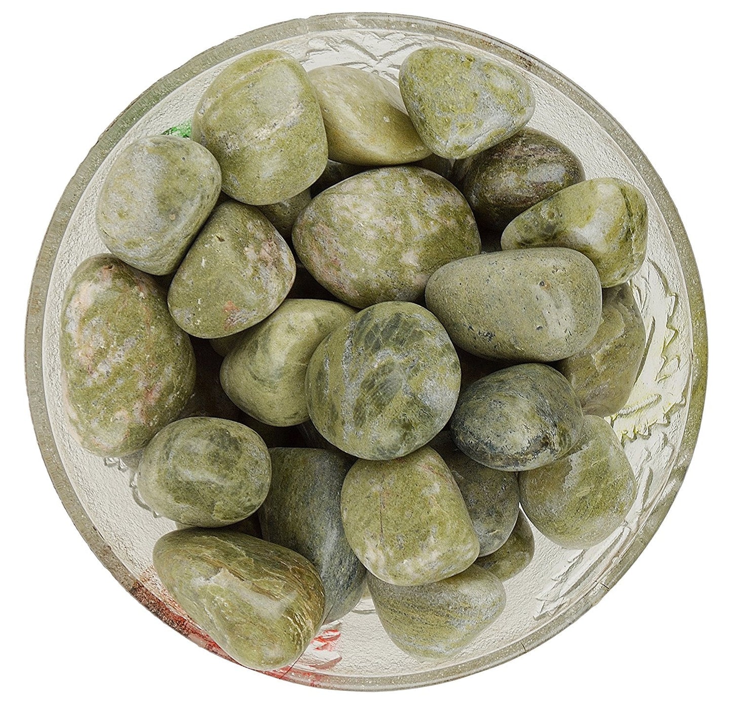 Serpentine Tumbled|100GR |5-6Pc| |2.5-3 cm|Healing Tumbled Stones