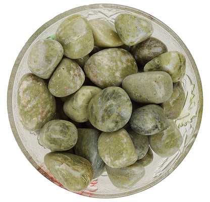 Serpentine Tumbled|100GR |5-6Pc| |2.5-3 cm|Healing Tumbled Stones