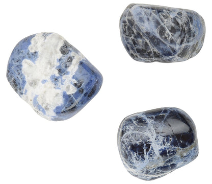 Sodalite Tumbled|100GR |5-6Pc| |2.5-3 cm|Healing Tumbled Stones