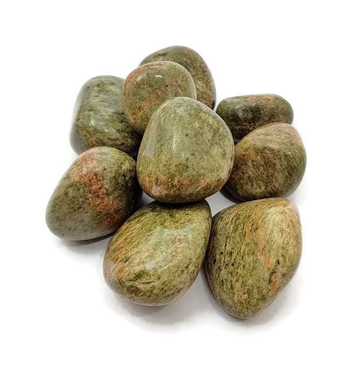 Unakite Tumbled|100GR |5-6Pc| |2.5-3 cm|Healing Tumbled Stones