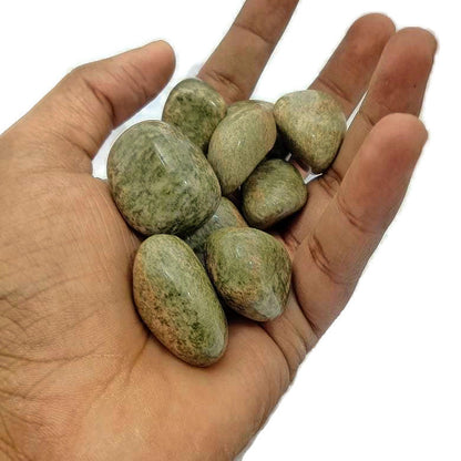 Unakite Tumbled|100GR |5-6Pc| |2.5-3 cm|Healing Tumbled Stones