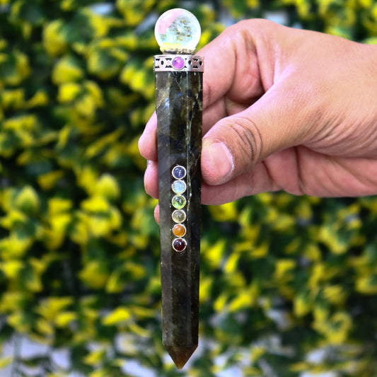 Labradorite Seven Chakra Massage Wand